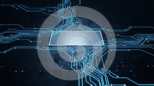 Digital Microchip Core and Advanced Circuit Network